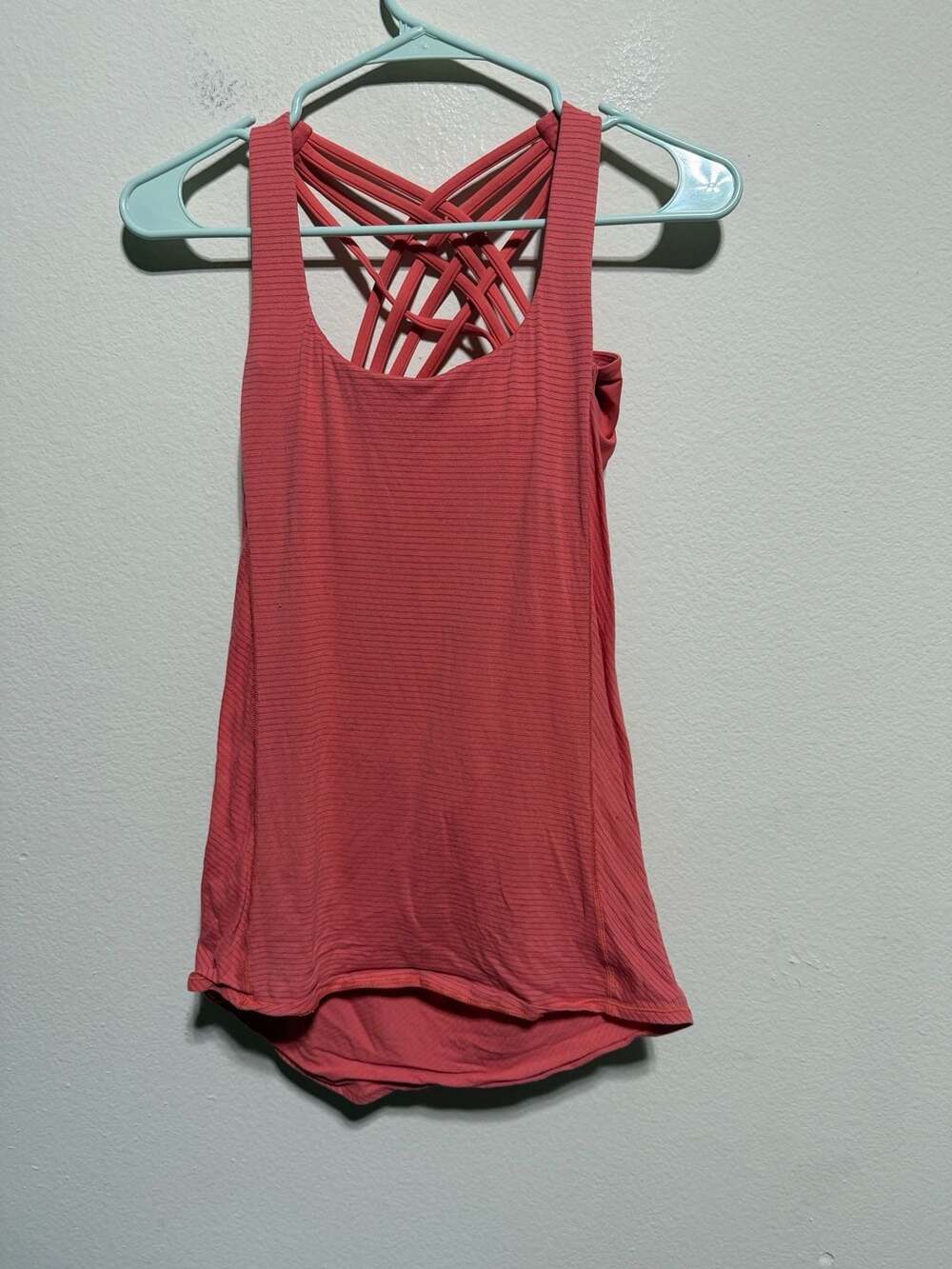 Lululemon Free To Be Wild 2-in-1 Workout Tank Top, Coral